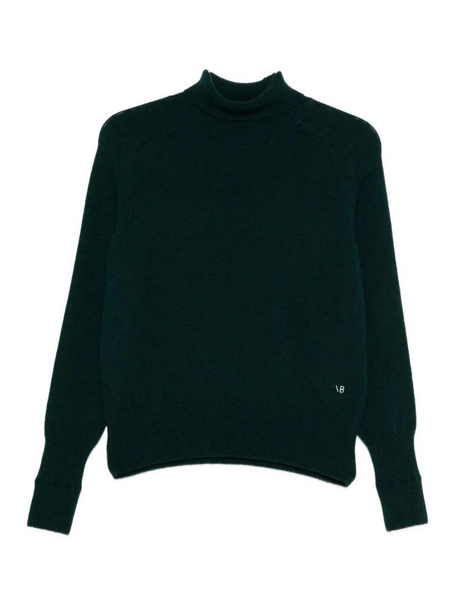 Victoria Beckham Pull Col Rond - Vert