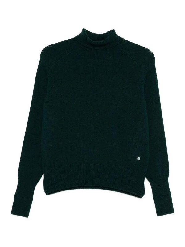 Victoria Beckham Pull Col Rond - Vert