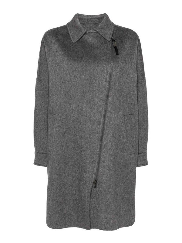 Brunello Cucinelli Manteau Court - Noir