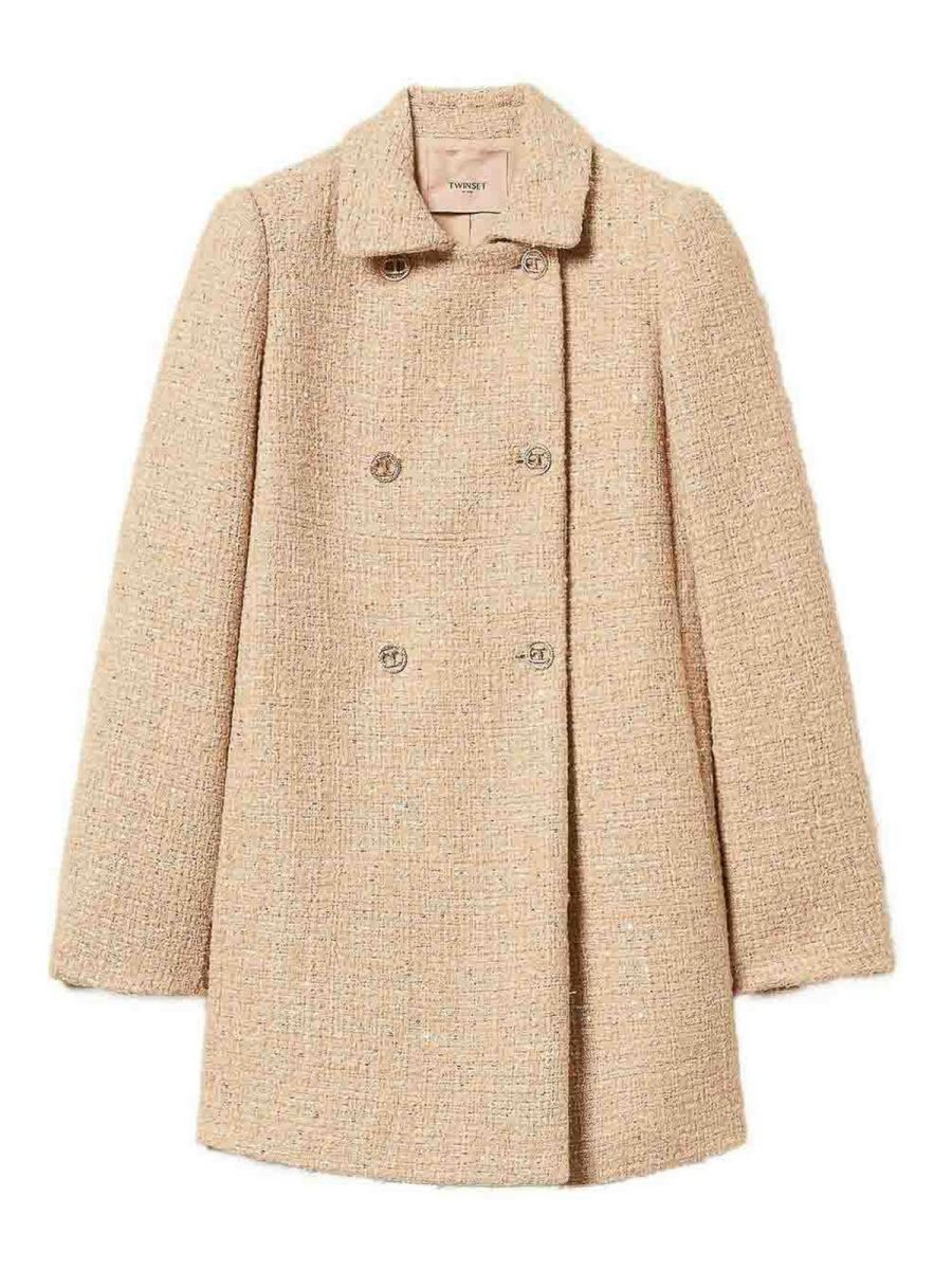 Twinset Manteau Court - Beige