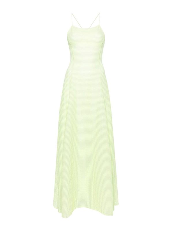 Emporio Armani Robe Au Genou - Vert