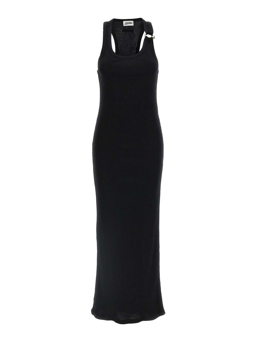 Jean Paul Gaultier Robe Au Genou - Noir