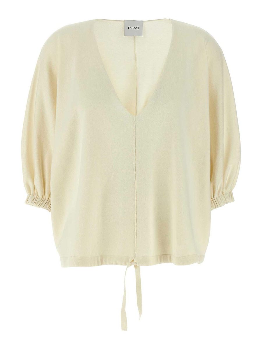 Nude Sweat-Shirts - Blanc