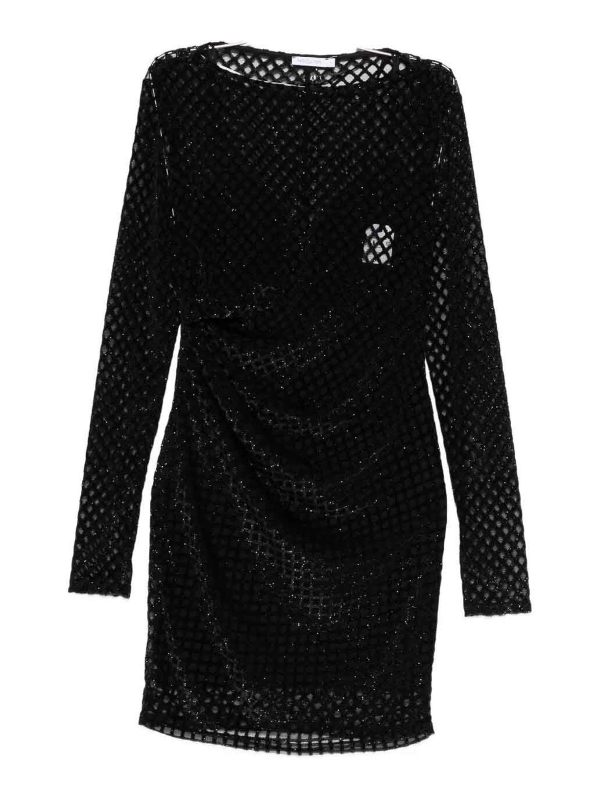 Patrizia Pepe Robe Au Genou - Noir