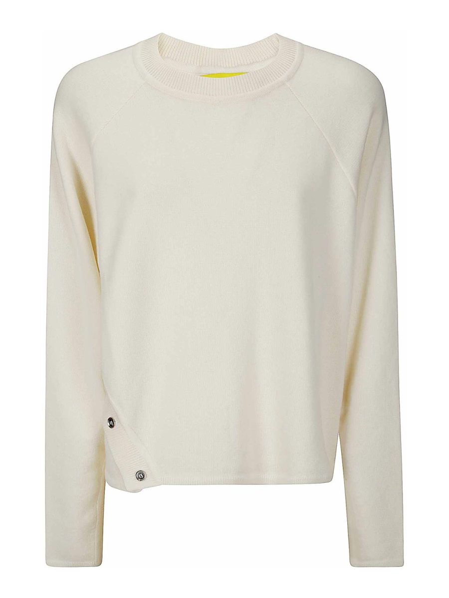 Marques' Almeida Pull Col Rond - Blanc