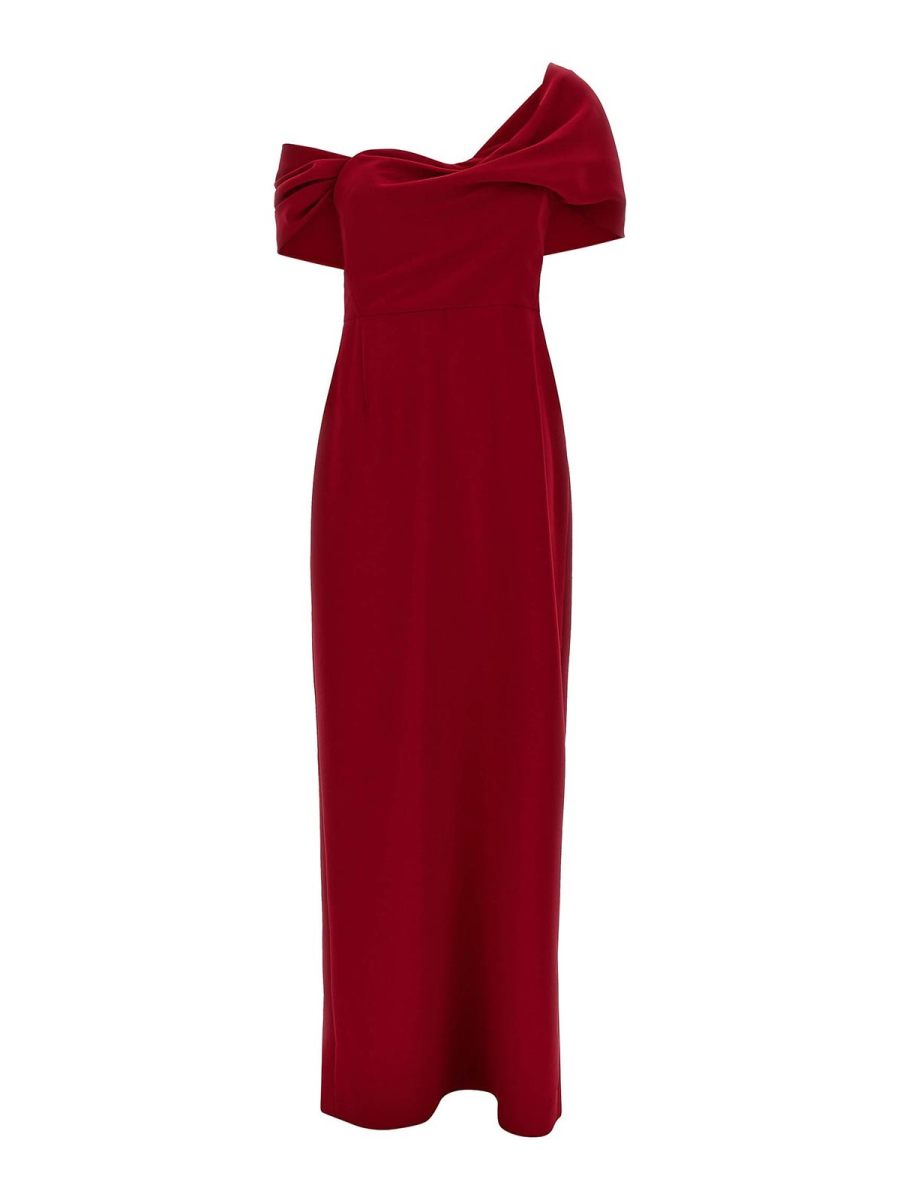 Carolina Herrera Robe Au Genou - Rouge