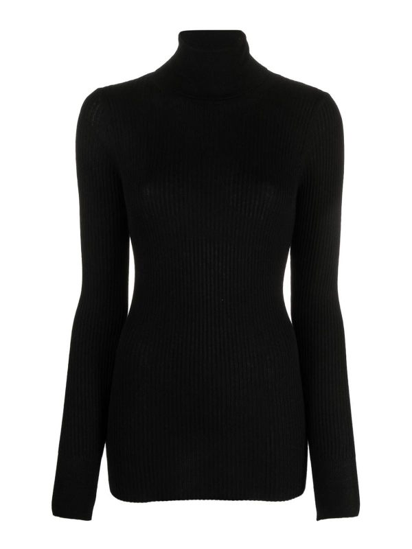 Wild Cashmere Pull Col Roulé - Noir