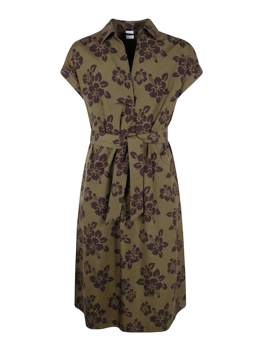 Aspesi Robe Au Genou - Vert
