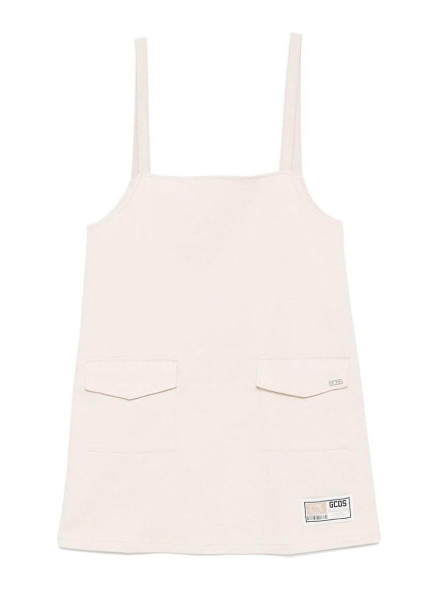 Gcds Robe Courte - Blanc