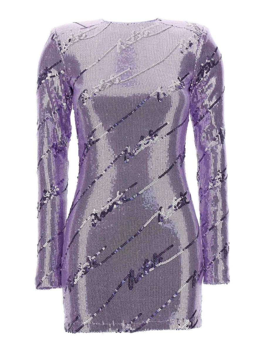 Rotate Birger Christensen Robe Courte - Violet