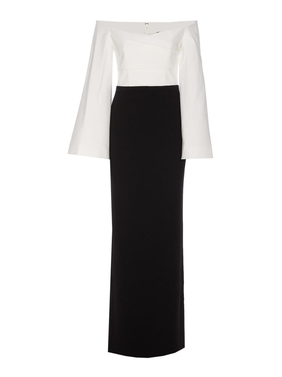 Solace London Maxi Robe - Blanc