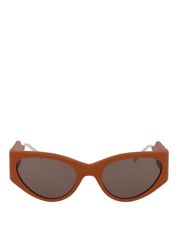 Ferragamo Lunettes De Soleil - Marron
