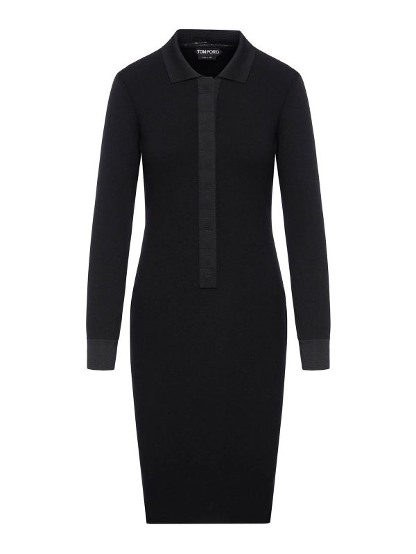 Tom Ford Robe Au Genou - Noir