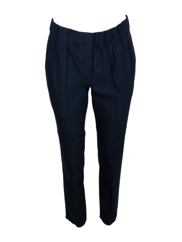 Brunello Cucinelli Pantalons Décontractés - Bleu