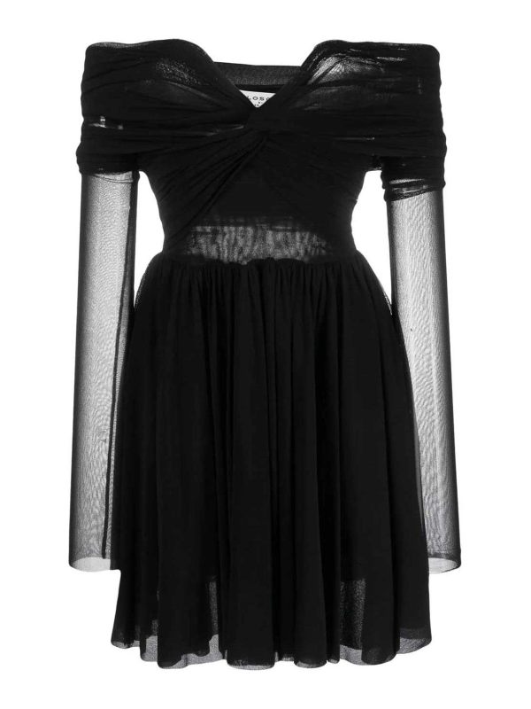 Philosophy di Lorenzo Serafini Robe Au Genou - Noir