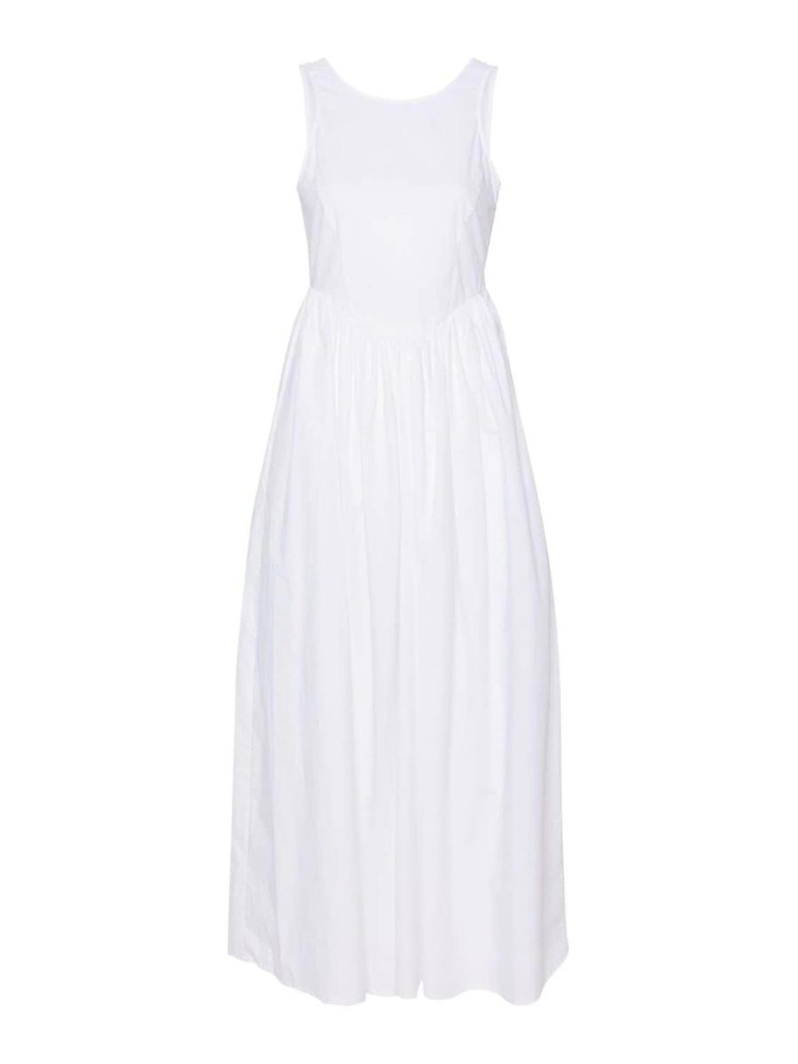 Emporio Armani Robe Au Genou - Blanc
