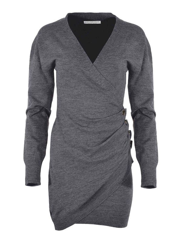 Philosophy di Lorenzo Serafini Robe Au Genou - Gris
