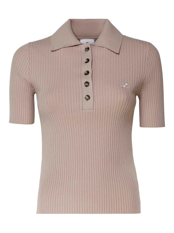 Courreges Polo - Beige
