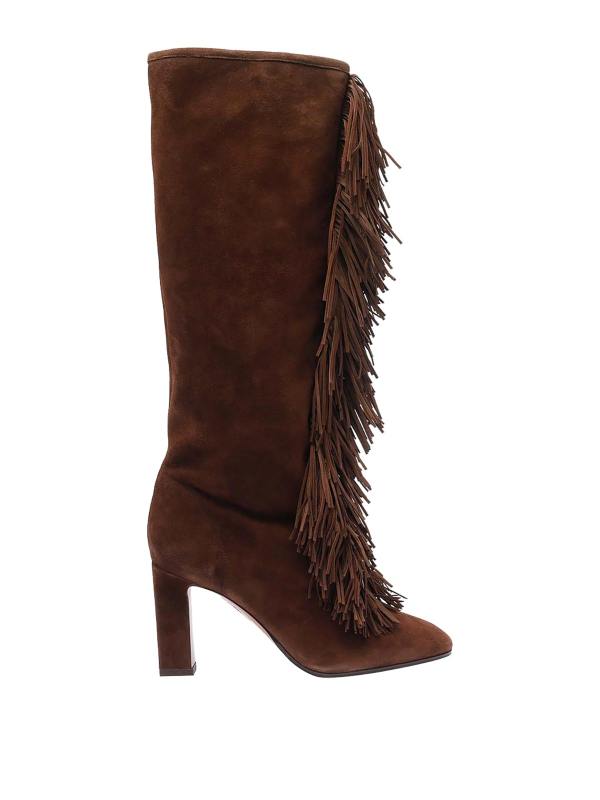 Aquazzura Bottes - Marron