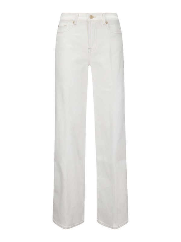 7 For All Mankind Jean Bootcut - Blanc