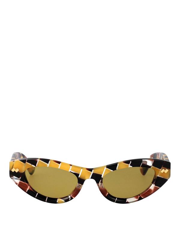 Bottega Veneta Lunettes De Soleil - Multicolore