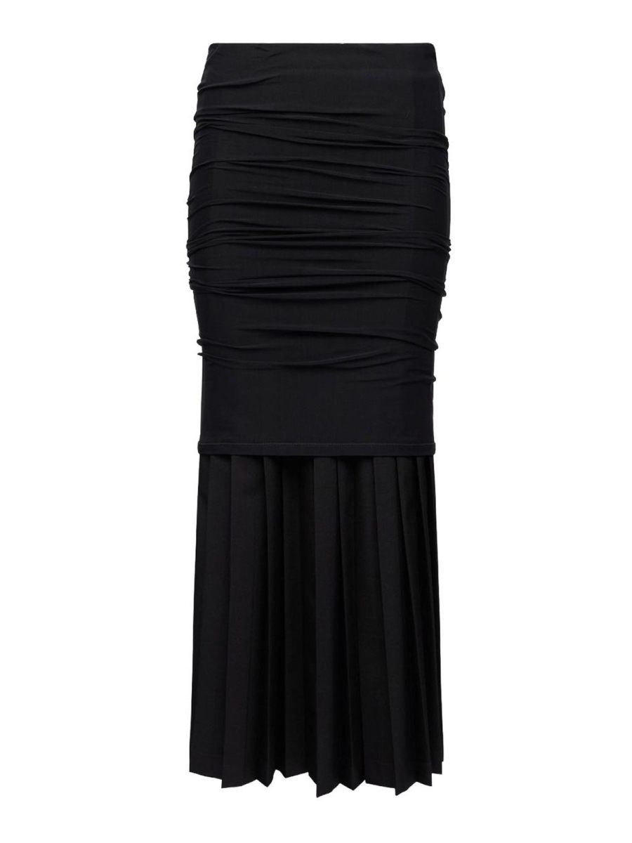 MM6 Maison Margiela Jupe Midi - Noir