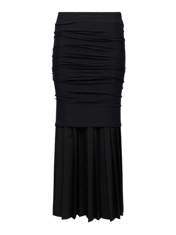 MM6 Maison Margiela Jupe Midi - Noir