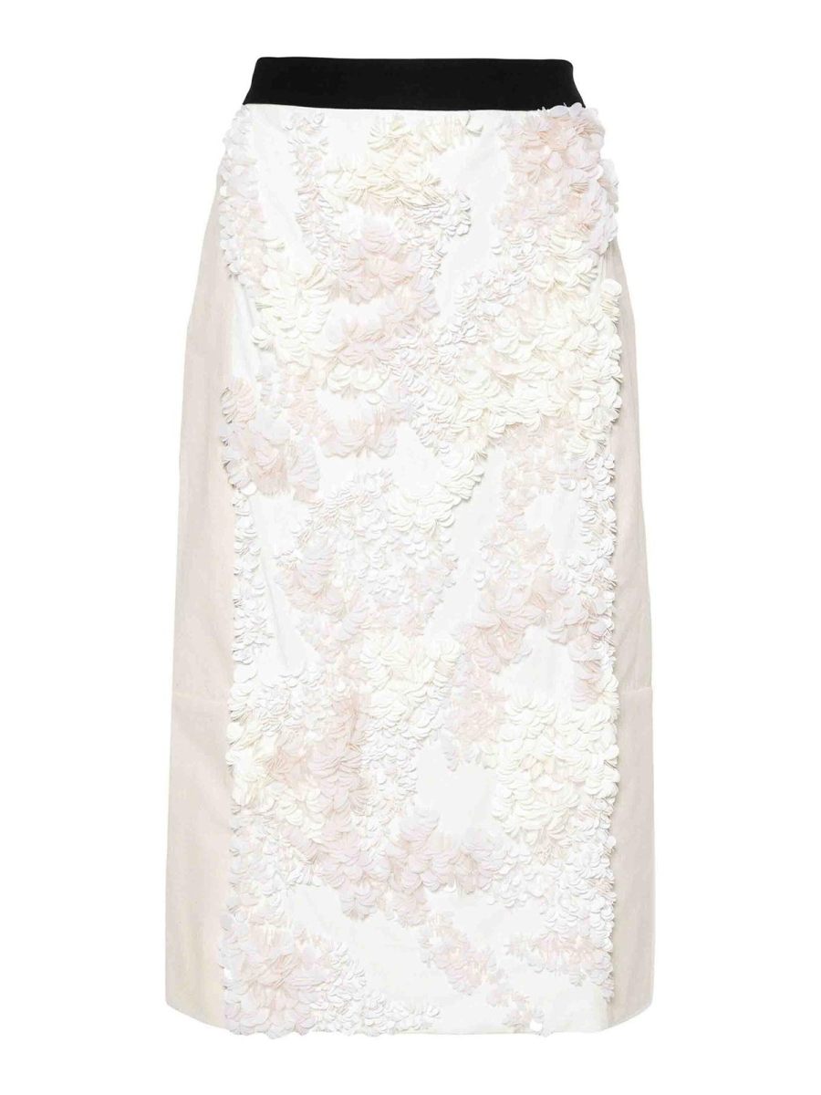 Plan C Jupe Midi - Multicolore