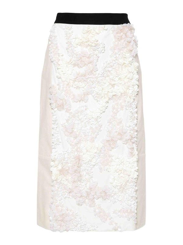 Plan C Jupe Midi - Multicolore
