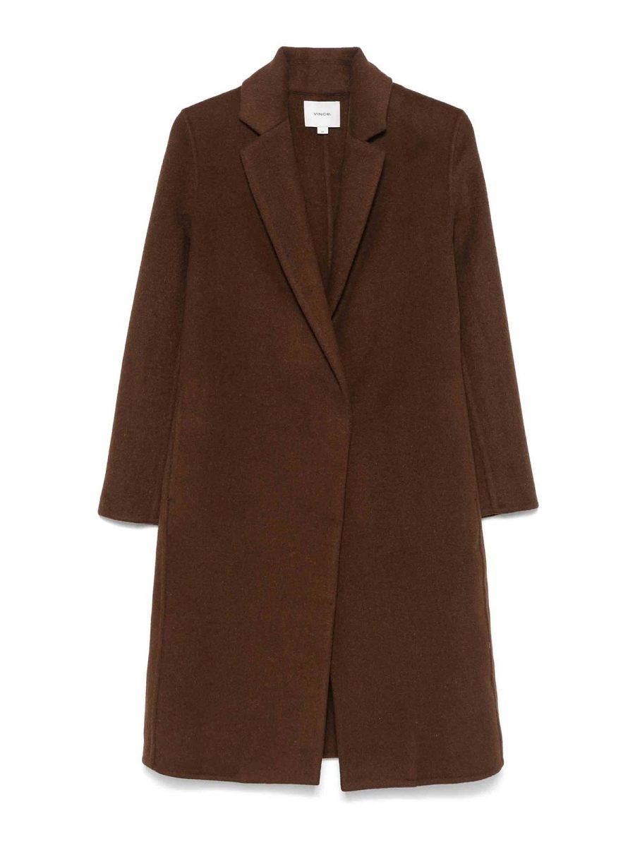Vince Manteau Court - Marron