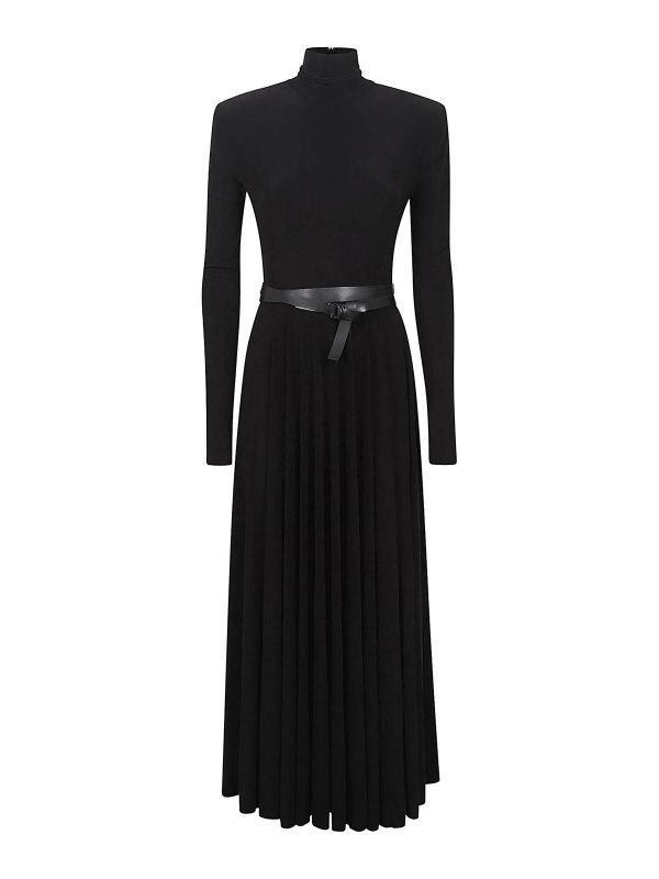Norma Kamali Robe Au Genou - Noir