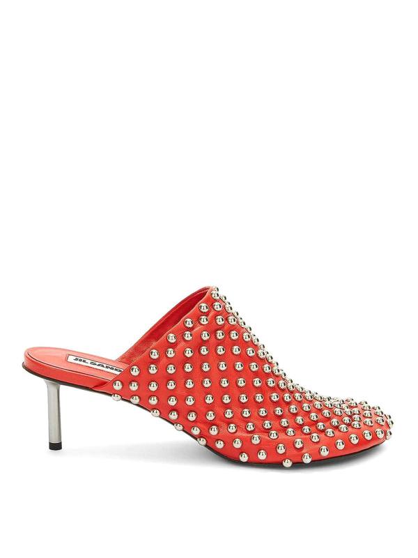 Jil Sander Sandales - Rouge