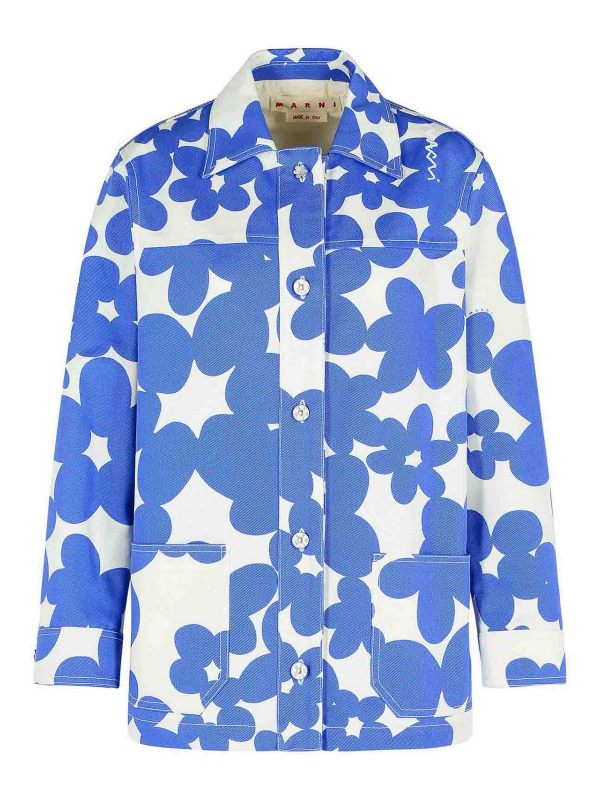 Marni Veste Casual - Bleu Clair