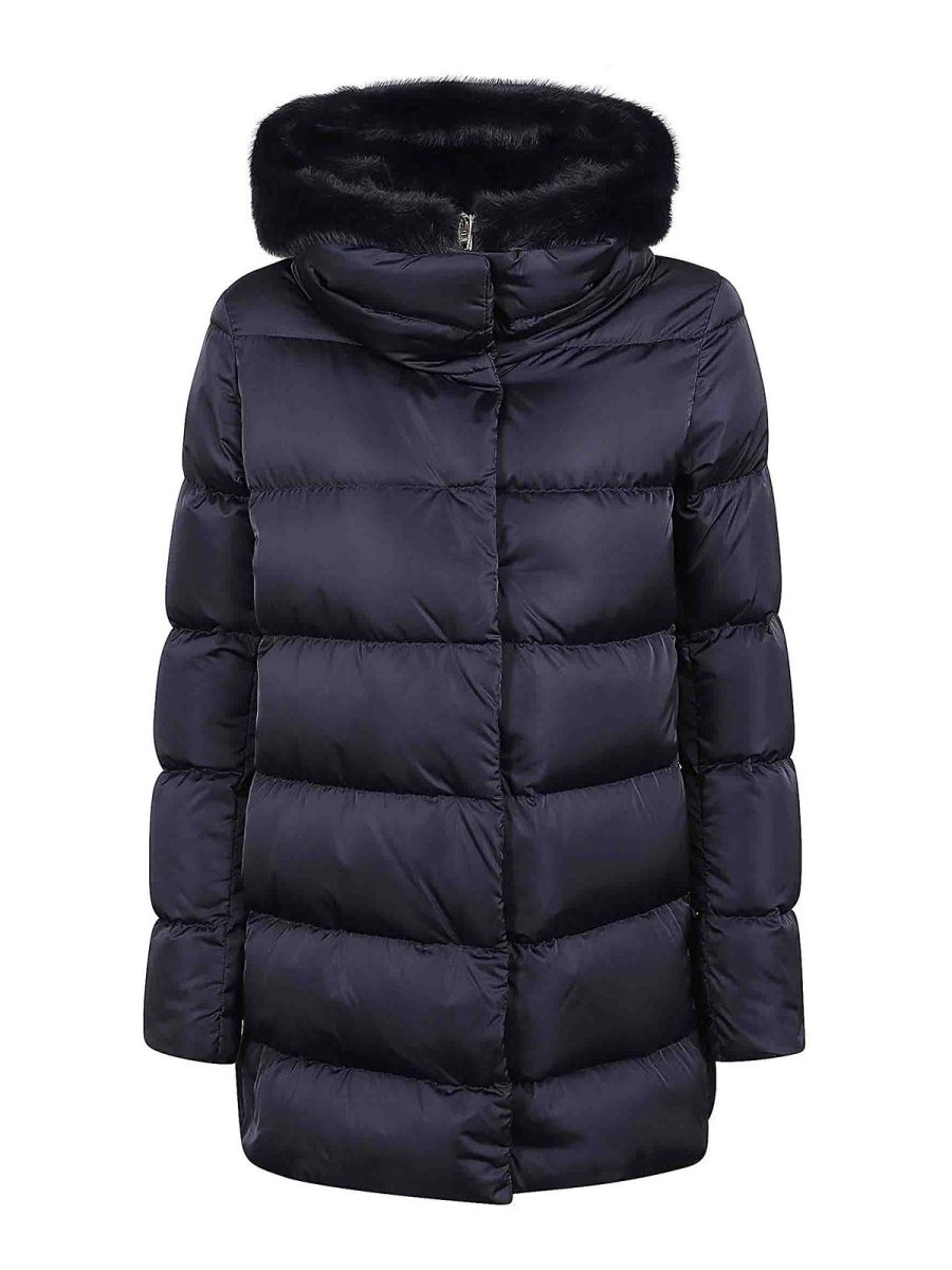 Herno Manteau Rembourré - Bleu