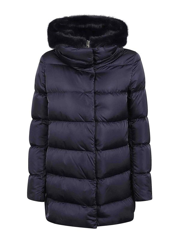 Herno Manteau Rembourré - Bleu