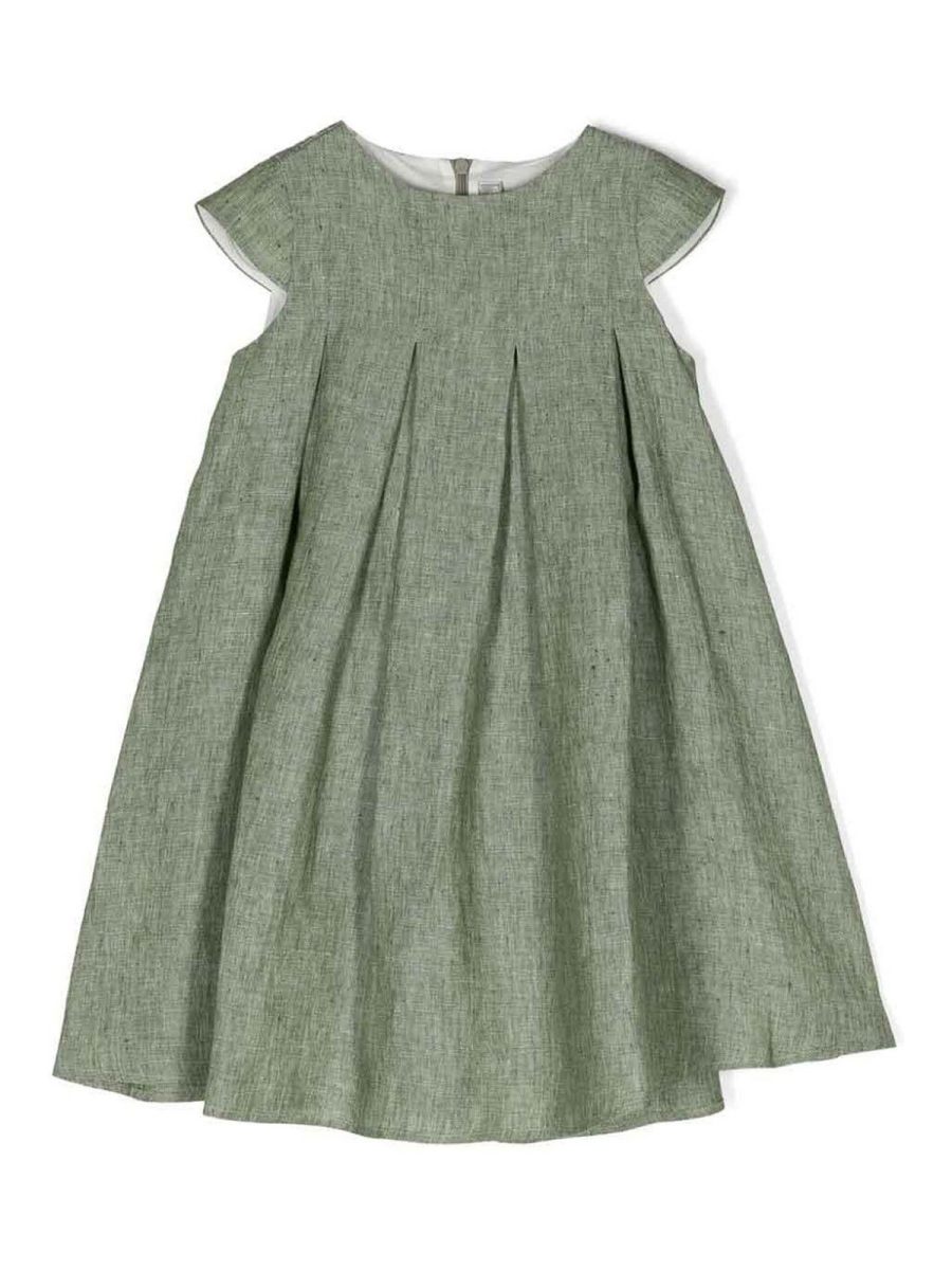 Il Gufo Robe Au Genou - Vert