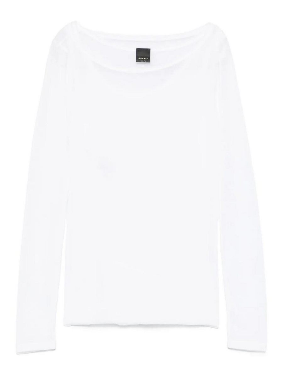 Pinko Pull Col Rond - Blanc