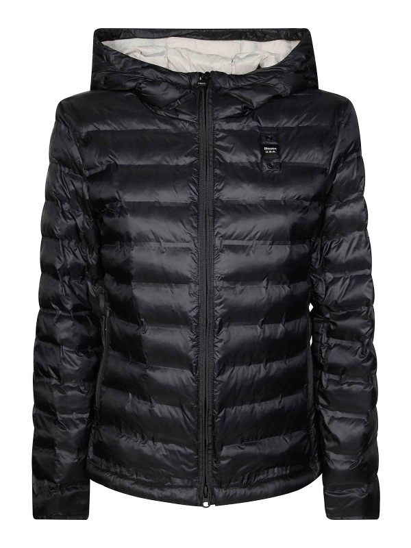 Blauer Parka - Noir