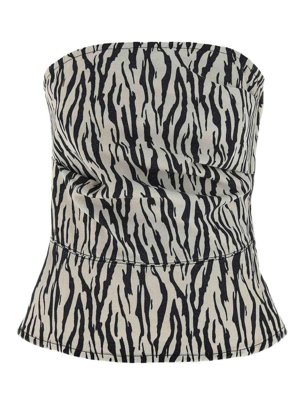 Rotate Birger Christensen Top - Blanc