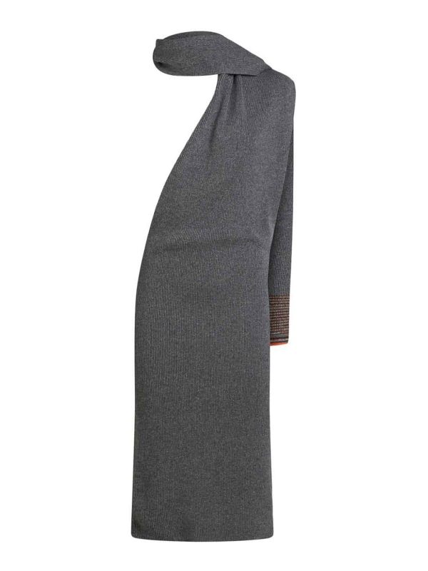 Etro Robe Au Genou - Gris