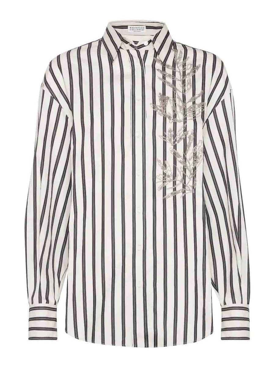 Brunello Cucinelli Chemise - Blanc