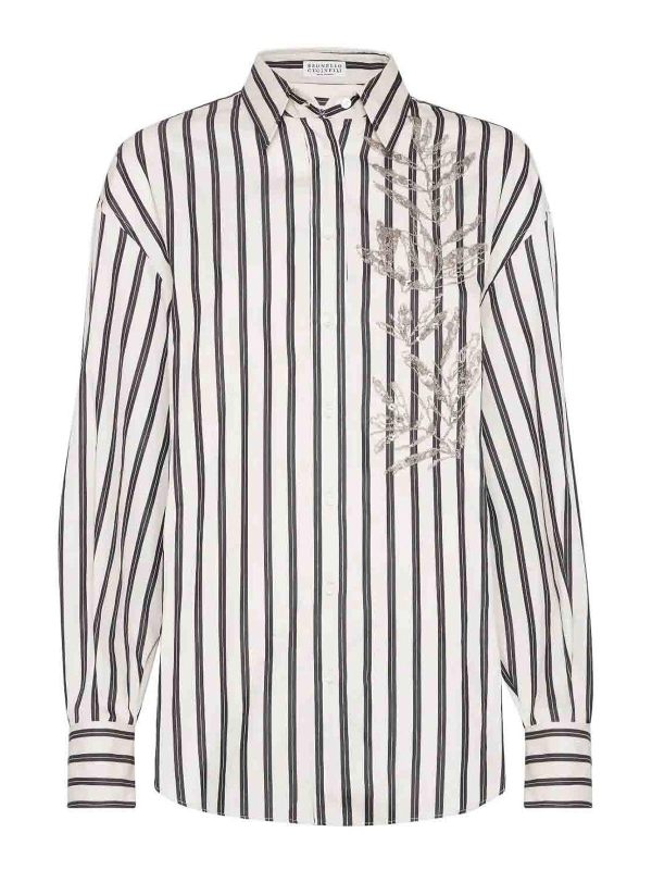 Brunello Cucinelli Chemise - Blanc