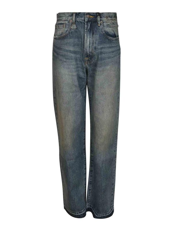 R13 Pantalons Décontractés - Bleu