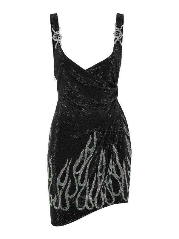 Philipp Plein Robe Courte - Noir