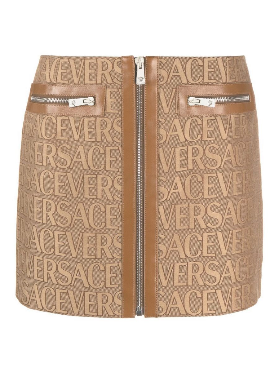Versace Mini Jupe - Beige