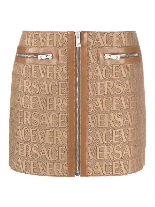 Versace Mini Jupe - Beige