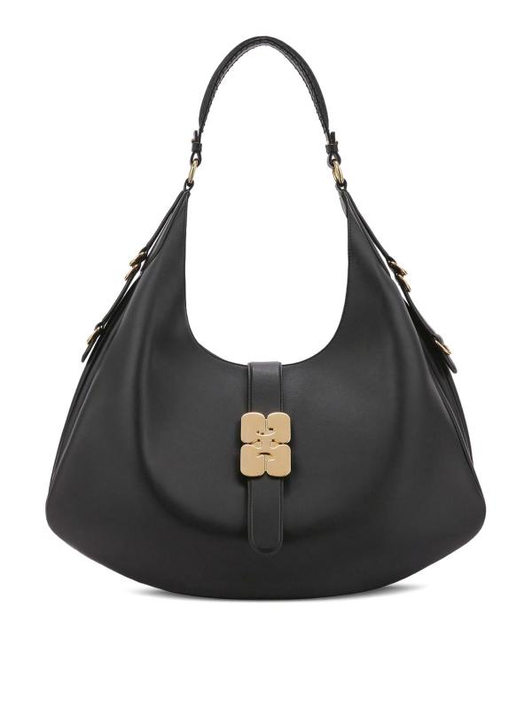 Ganni Sac Porté Épaule - Noir