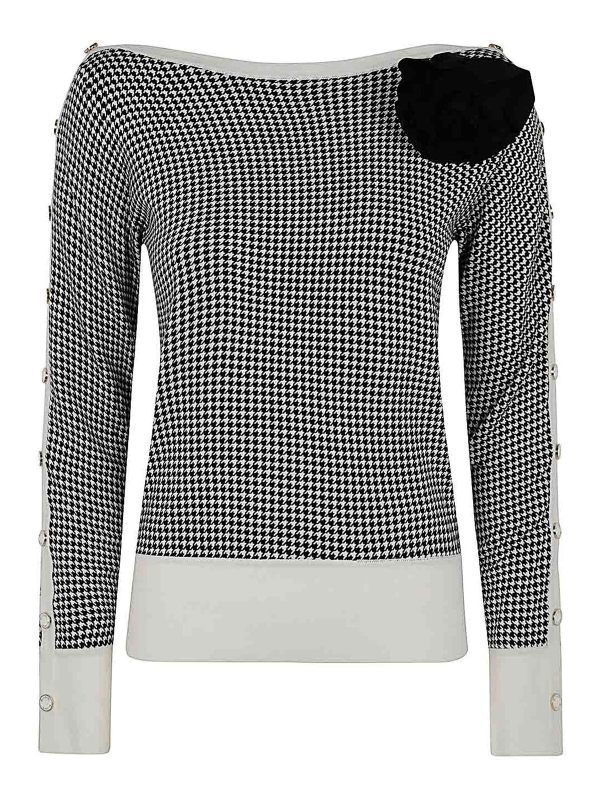 Blugirl Pull Col Bateau - Gris