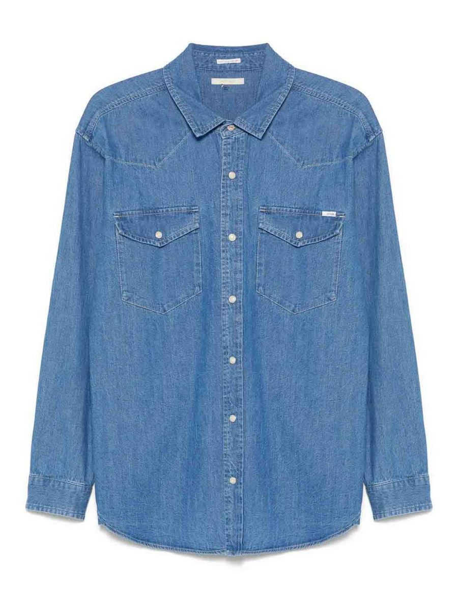 Mother Jean Bootcut - Bleu