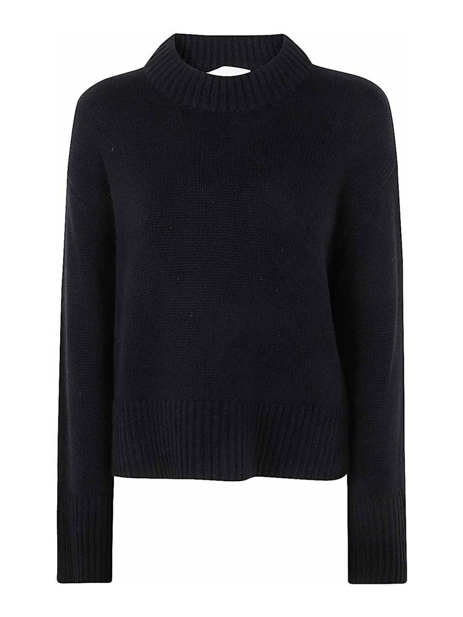 Lisa Yang Pull Col Rond - Noir